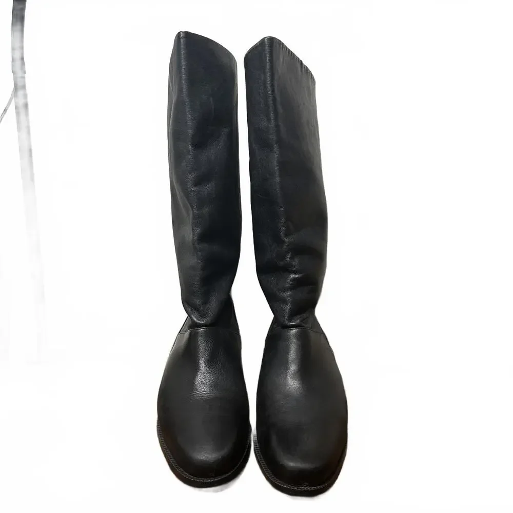 Vintage 1980's Markon Shelly Soft Leather Cuff Boots